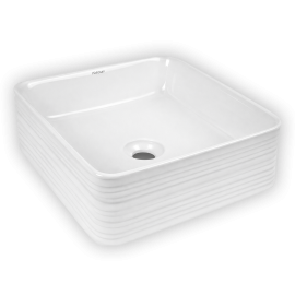 Umivaonik umetnicki 380*380*150 HIDROSAN [KW-1531A] [bela, sjaj]